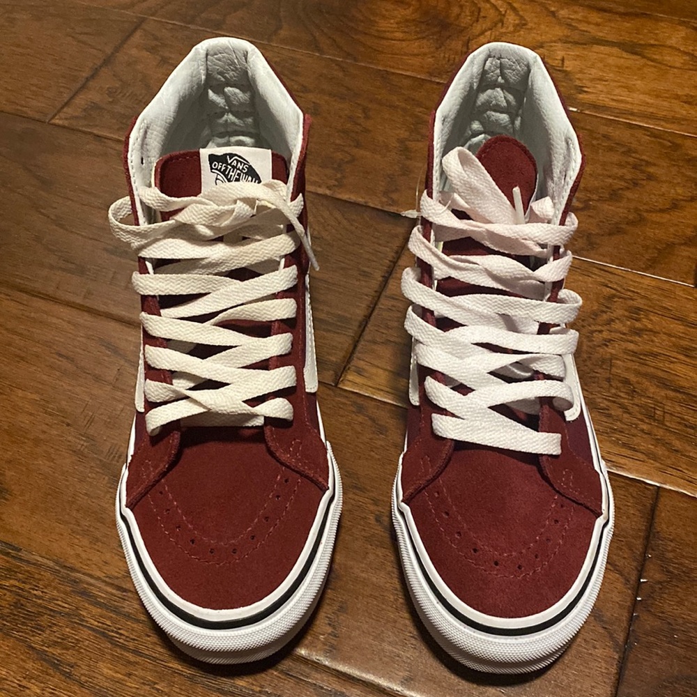 Vans suede high top.